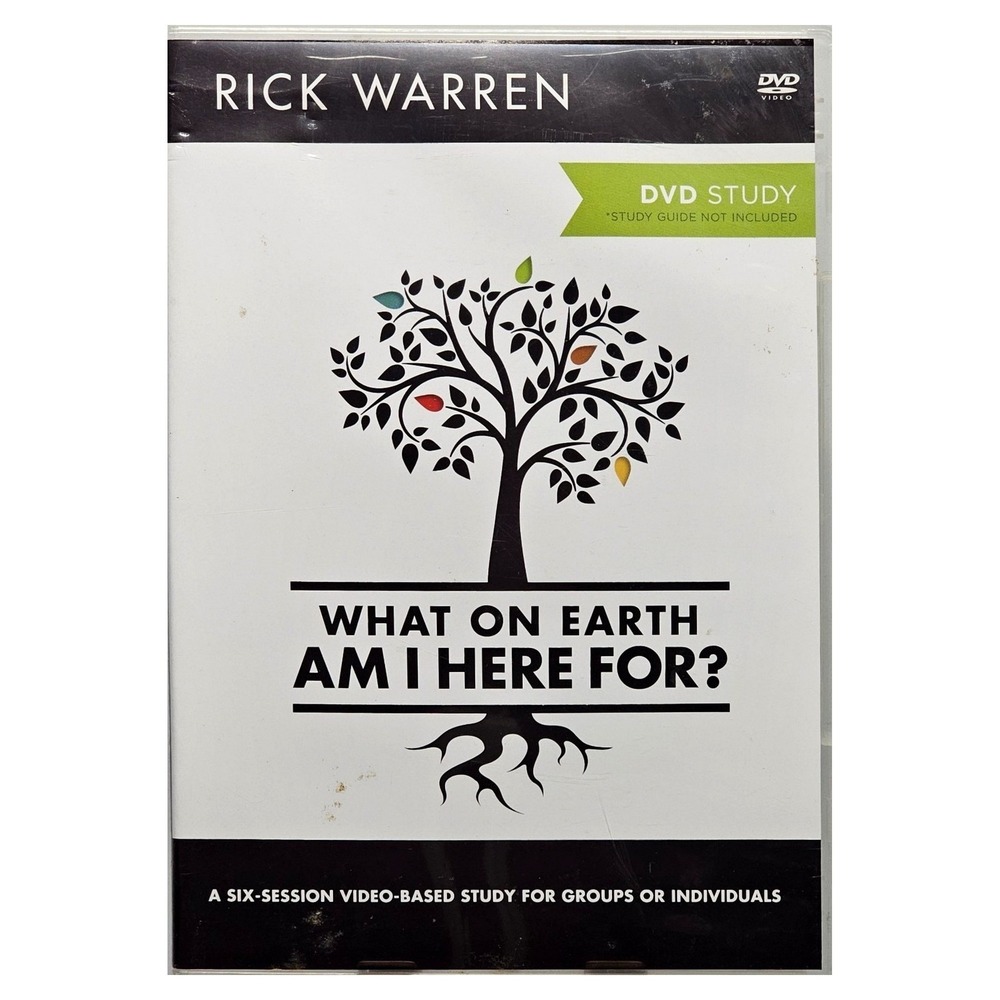 What On Earth Am I Here For Rick Warren DVD Study Six Session 9781422802274 EUC